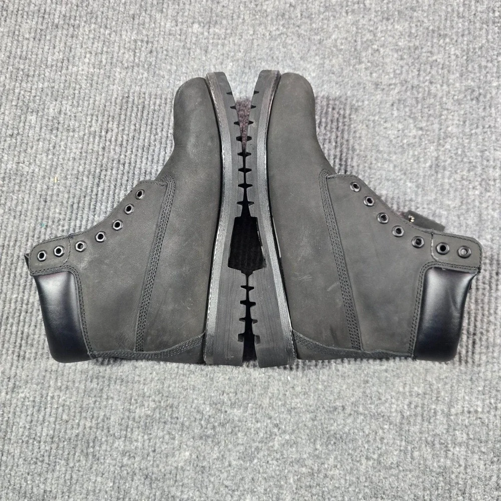 Timberland Boots Mens‎ Size 10.5M Black Leather Combat Lace Up Work Boot 10661